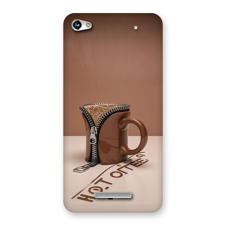 Hot Coffee Back Case for Canvas Hue 2 A316
