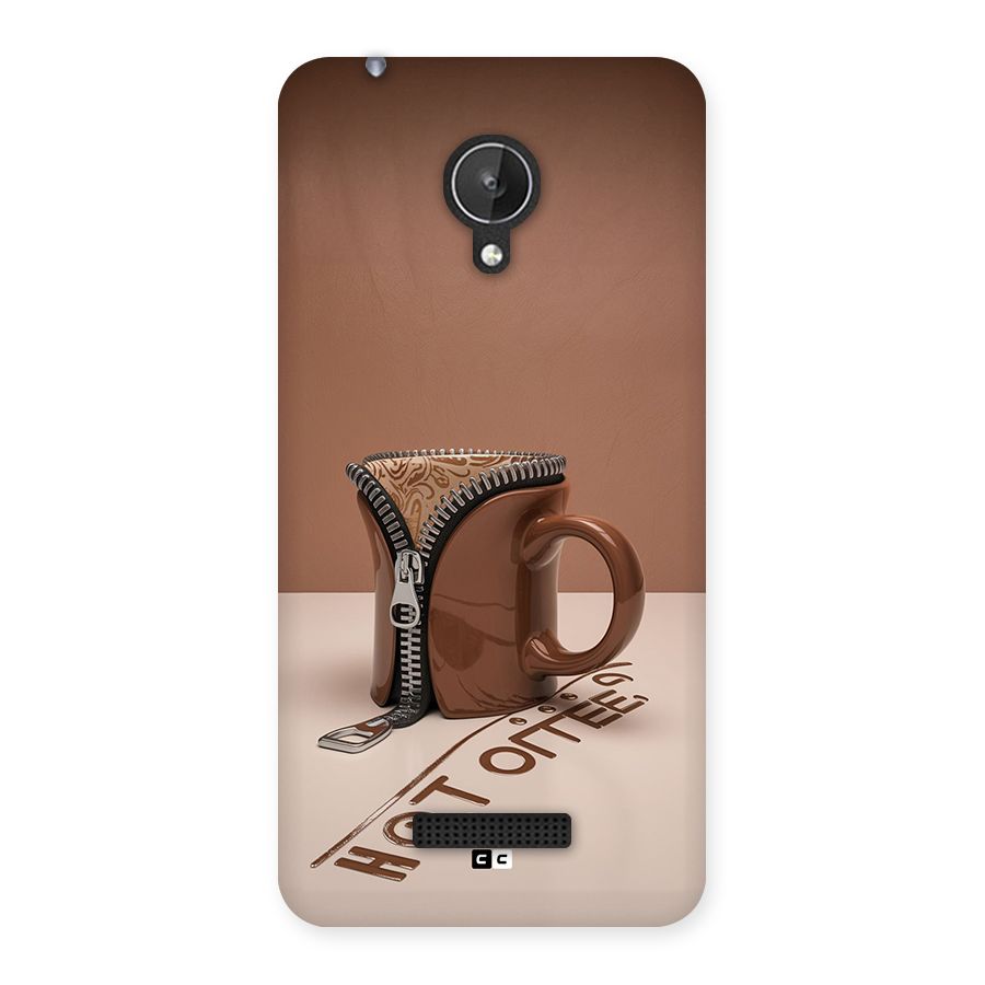 Hot Coffee Back Case for Canvas Spark Q380