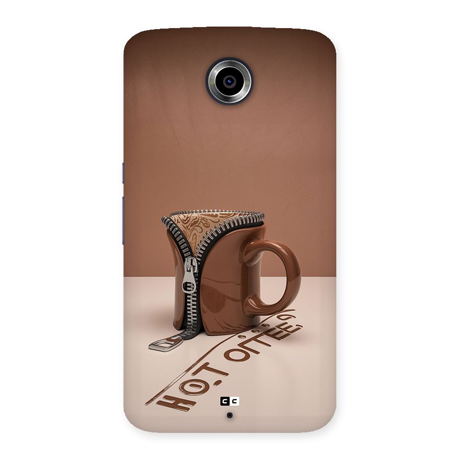 Hot Coffee Back Case for Google Nexus 6
