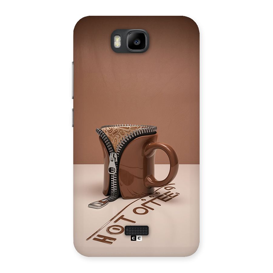 Hot Coffee Back Case for Honor Bee