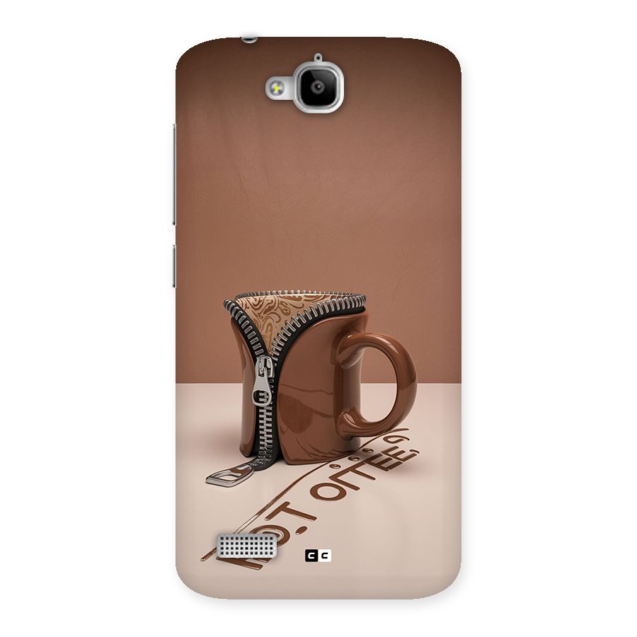 Hot Coffee Back Case for Honor Holly