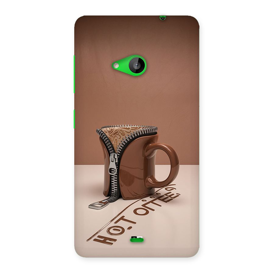 Hot Coffee Back Case for Lumia 535
