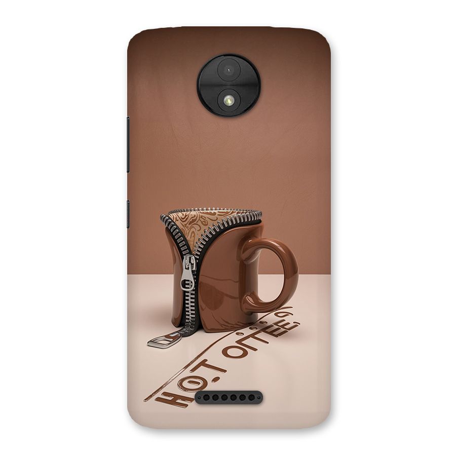 Hot Coffee Back Case for Moto C