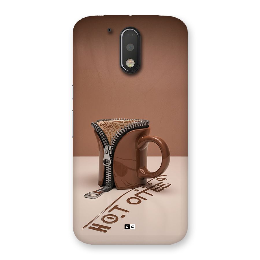 Hot Coffee Back Case for Moto G4 Plus