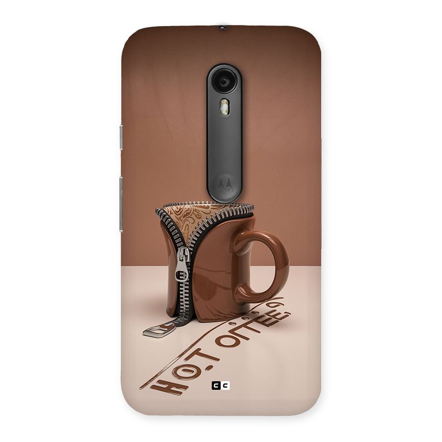 Hot Coffee Back Case for Moto G Turbo