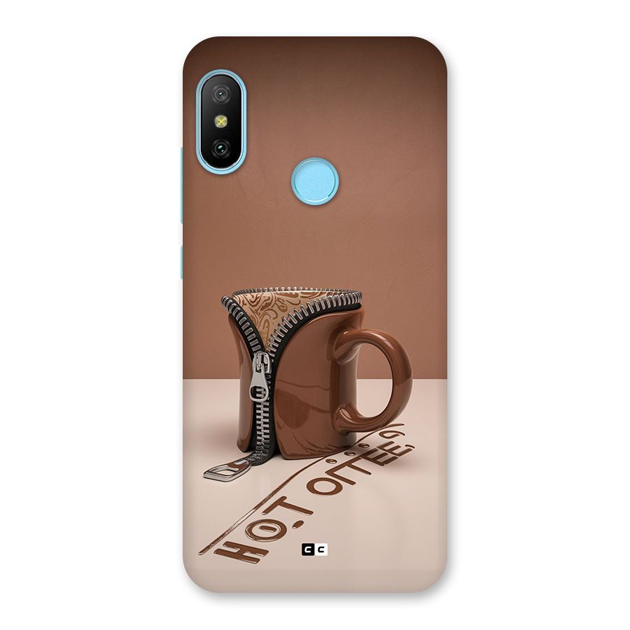 Hot Coffee Back Case for Redmi 6 Pro