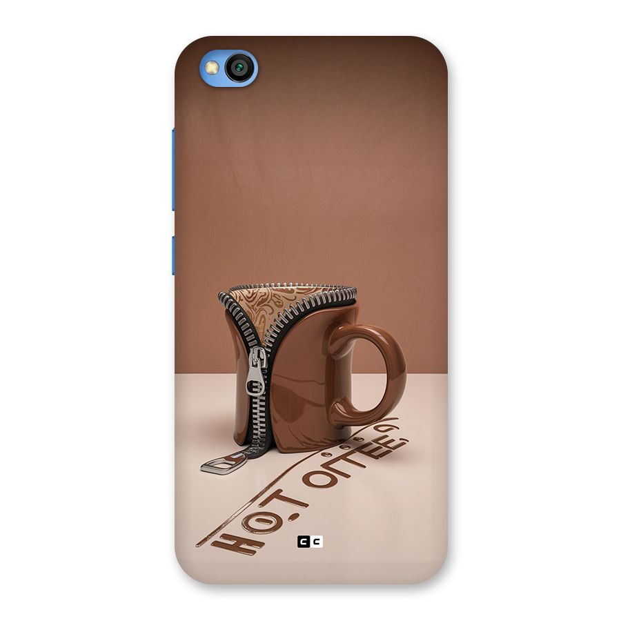 Hot Coffee Back Case for Redmi Go