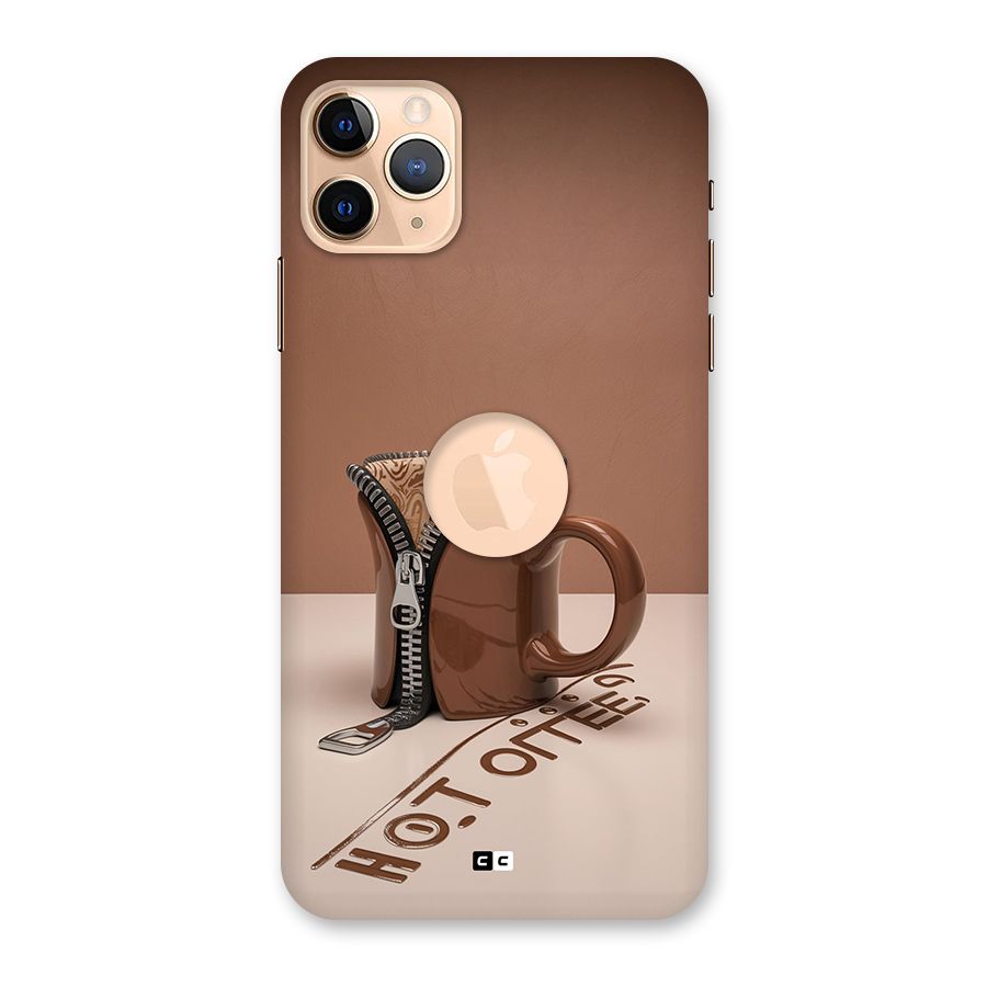 Hot Coffee Back Case for iPhone 11 Pro Max Logo Cut
