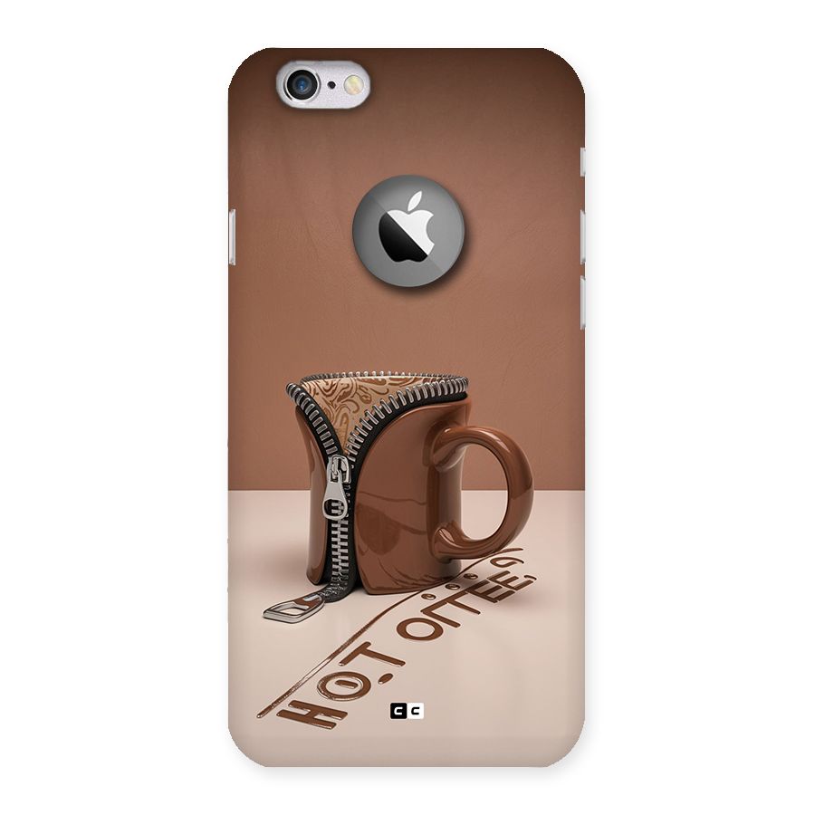 Hot Coffee Back Case for iPhone 6 Logo Cut
