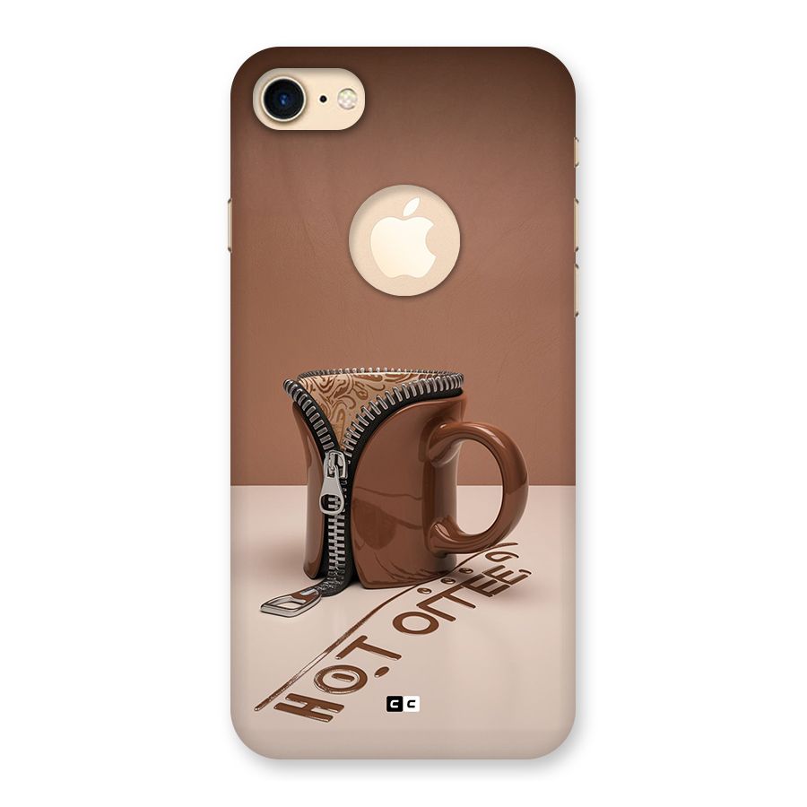 Hot Coffee Back Case for iPhone 7 Logo Cut