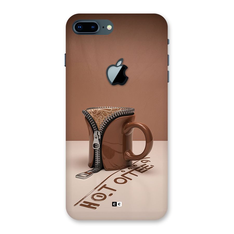 Hot Coffee Back Case for iPhone 7 Plus Apple Cut