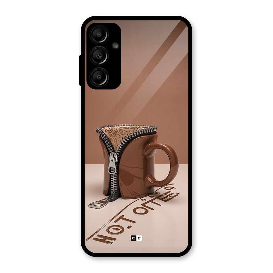 Hot Coffee Glass Back Case for Galaxy A14 5G