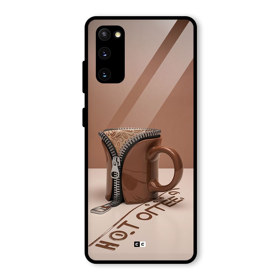 Hot Coffee Glass Back Case for Galaxy S20 FE