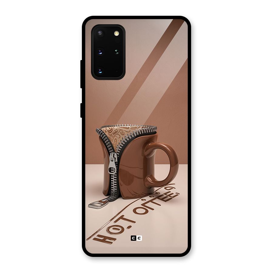 Hot Coffee Glass Back Case for Galaxy S20 Plus