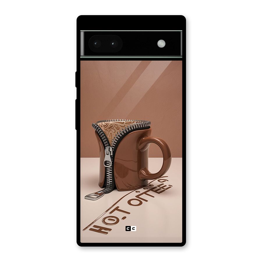 Hot Coffee Glass Back Case for Google Pixel 6a