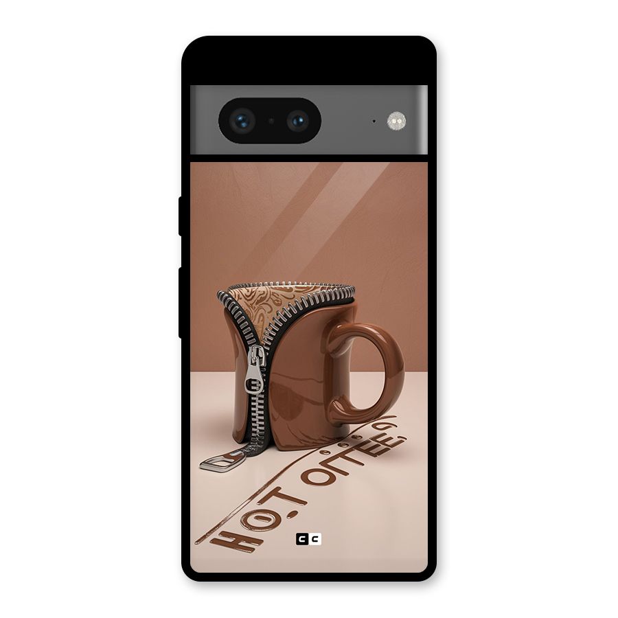 Hot Coffee Glass Back Case for Google Pixel 7