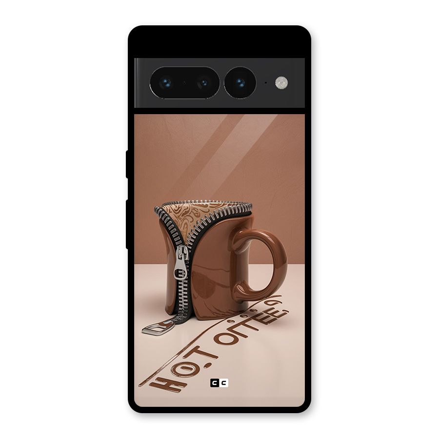 Hot Coffee Glass Back Case for Google Pixel 7 Pro