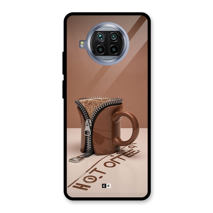 Hot Coffee Glass Back Case for Mi 10i