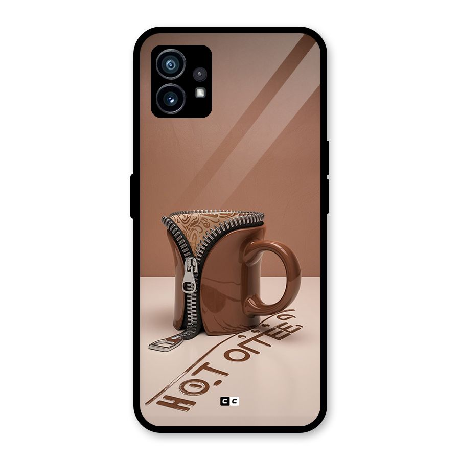Hot Coffee Glass Back Case for Nothing Phone 1