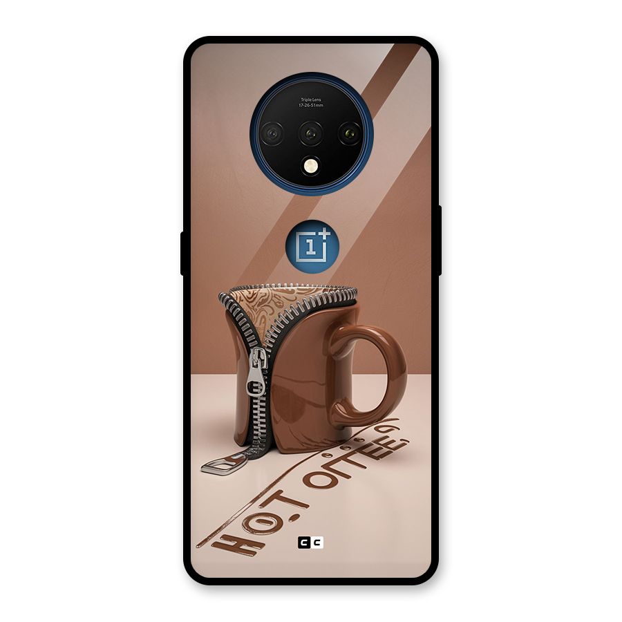 Hot Coffee Glass Back Case for OnePlus 7T
