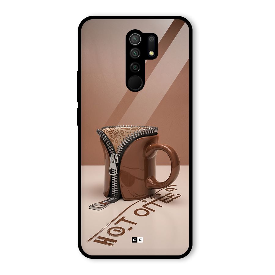 Hot Coffee Glass Back Case for Poco M2