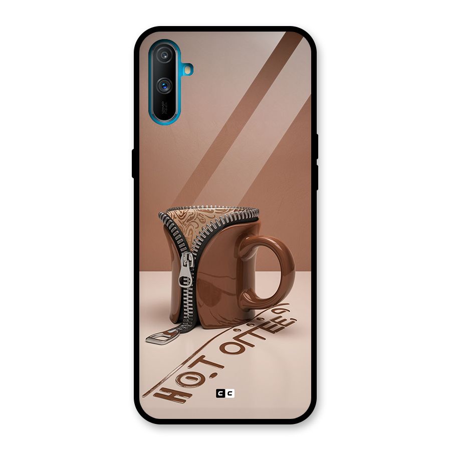 Hot Coffee Glass Back Case for Realme C3