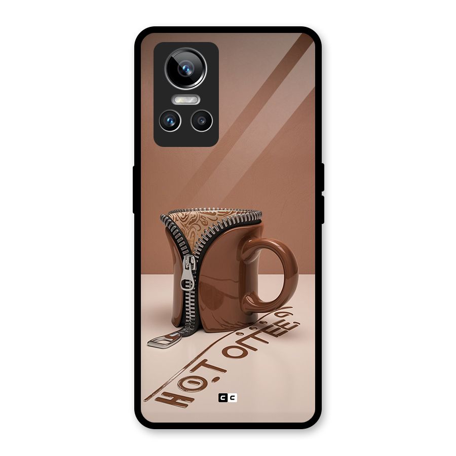 Hot Coffee Glass Back Case for Realme GT Neo 3