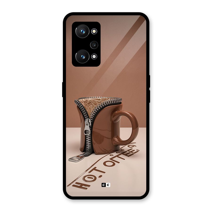 Hot Coffee Glass Back Case for Realme GT Neo 3T