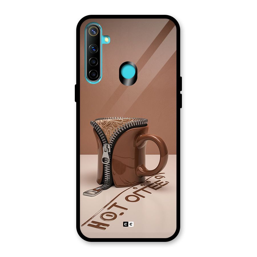 Hot Coffee Glass Back Case for Realme Narzo 10