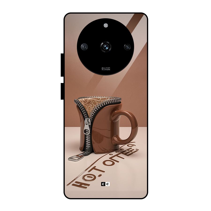 Hot Coffee Glass Back Case for Realme Narzo 60 5G