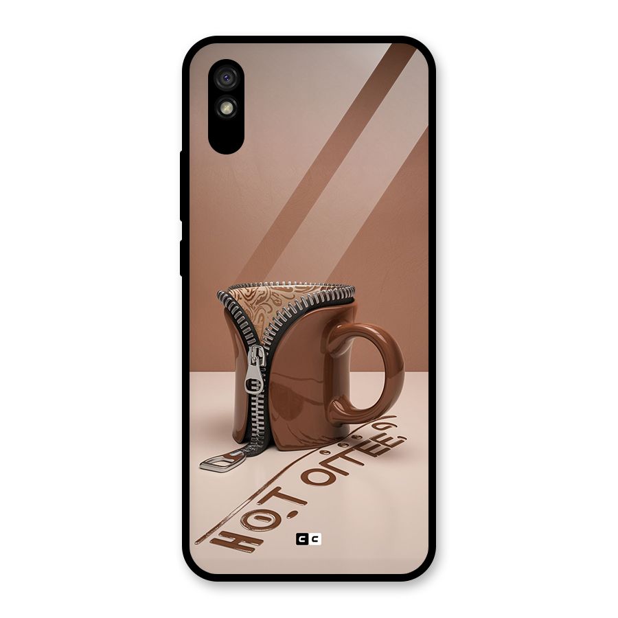 Hot Coffee Glass Back Case for Redmi 9A