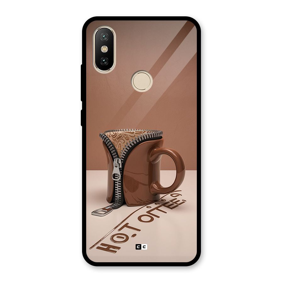 Hot Coffee Glass Back Case for Redmi A2