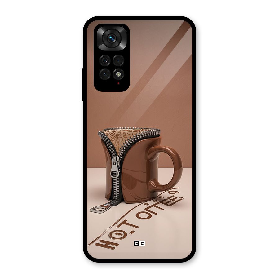 Hot Coffee Glass Back Case for Redmi Note 11S