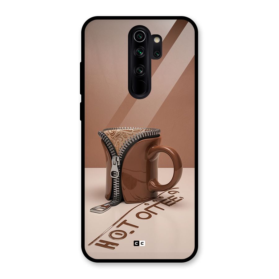 Hot Coffee Glass Back Case for Redmi Note 8 Pro
