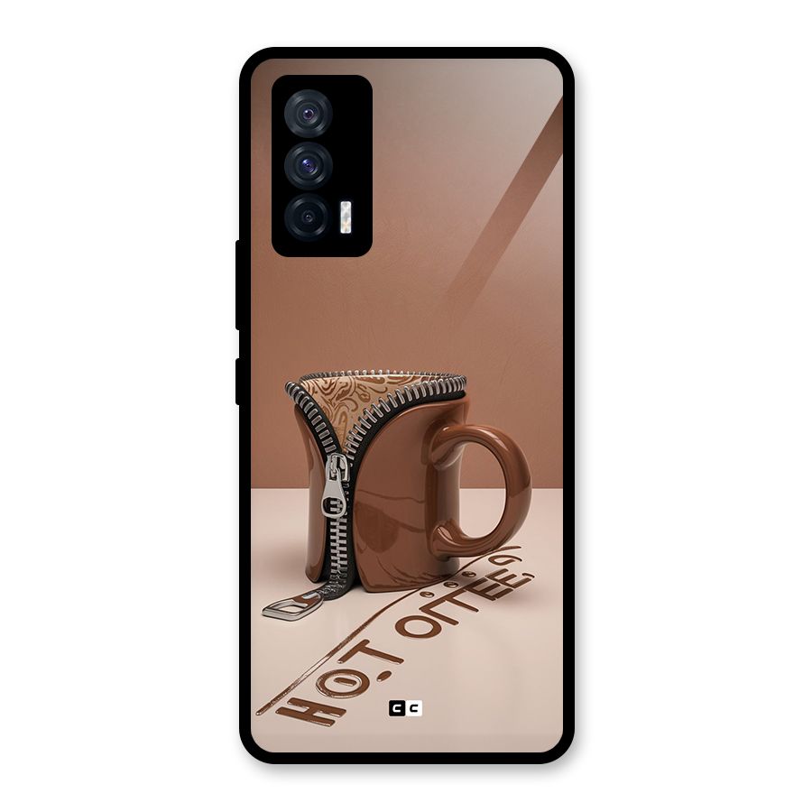Hot Coffee Glass Back Case for Vivo iQOO 7 5G