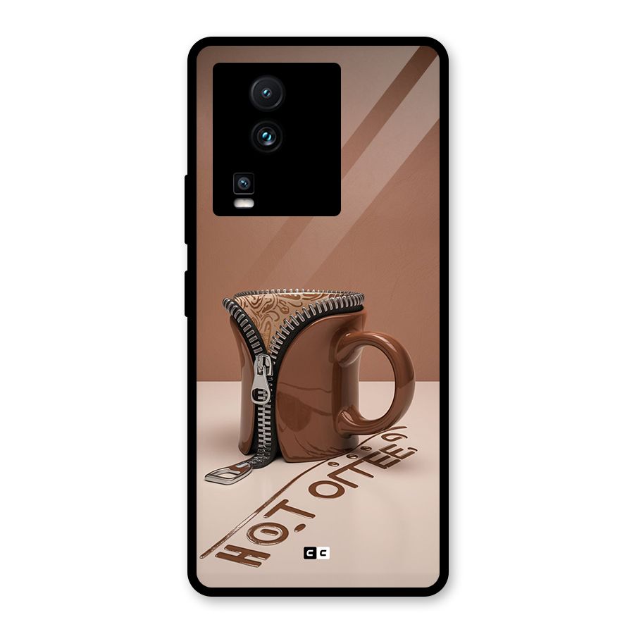 Hot Coffee Glass Back Case for Vivo iQOO Neo 7