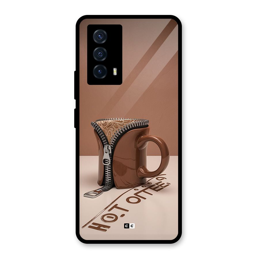 Hot Coffee Glass Back Case for Vivo iQOO Z5
