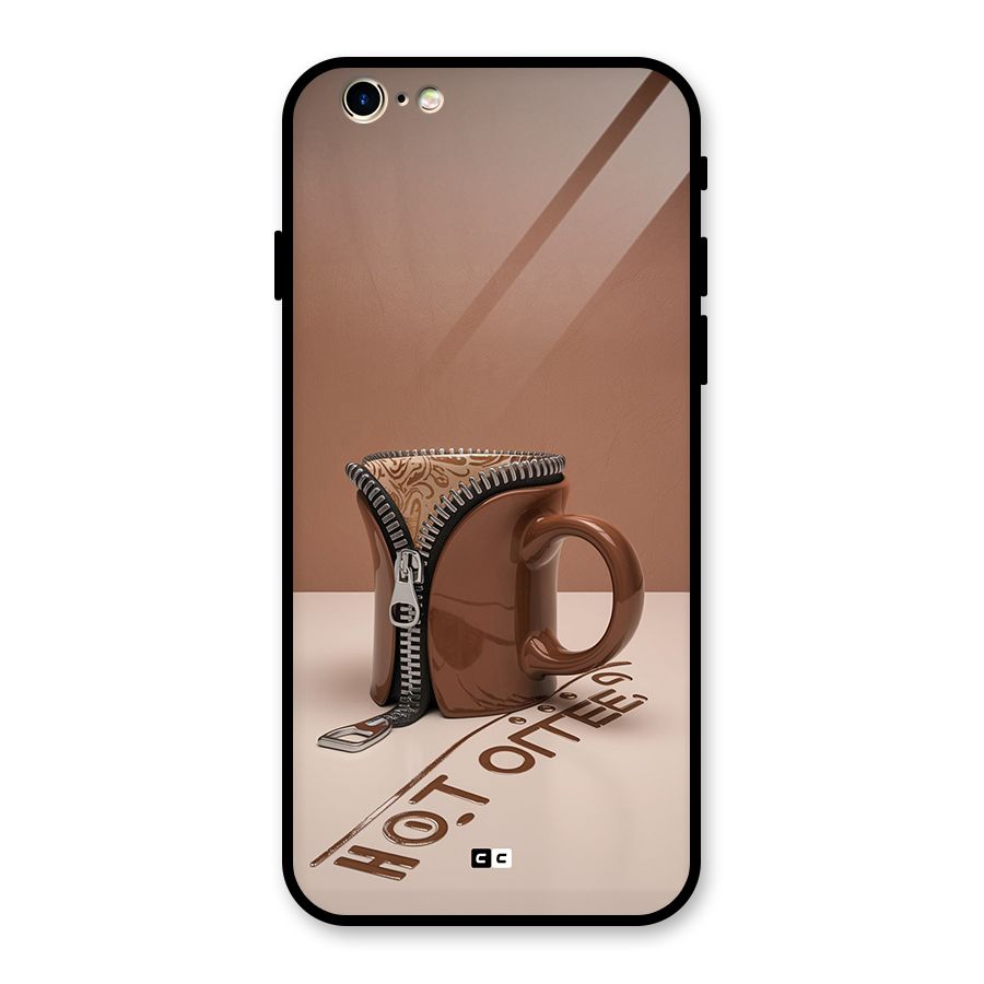 Hot Coffee Glass Back Case for iPhone 6 6S