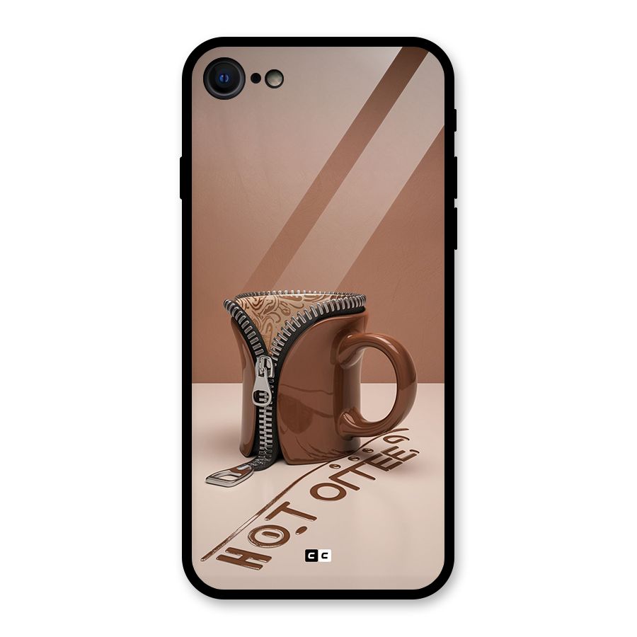 Hot Coffee Glass Back Case for iPhone 7