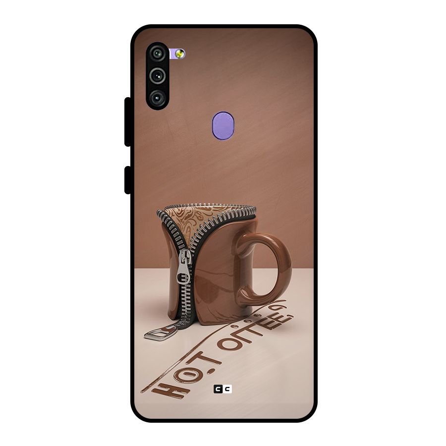 Hot Coffee Metal Back Case for Galaxy M11