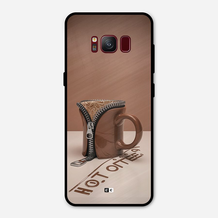 Hot Coffee Metal Back Case for Galaxy S8