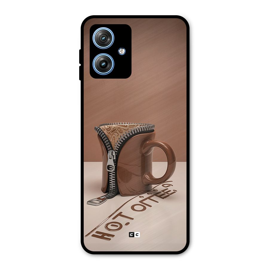 Hot Coffee Metal Back Case for Moto G54