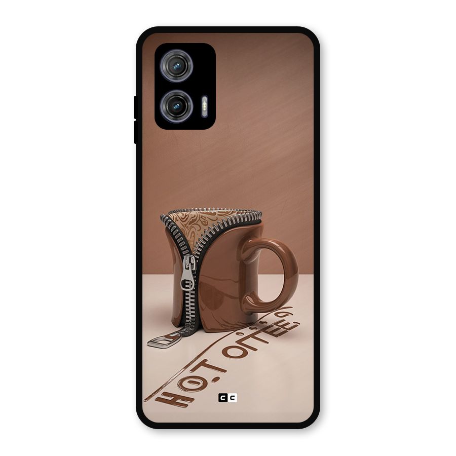 Hot Coffee Metal Back Case for Moto G73