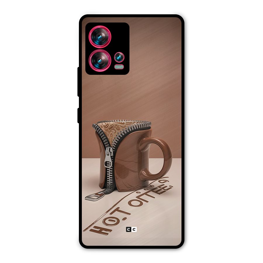 Hot Coffee Metal Back Case for Motorola Edge 30 Fusion