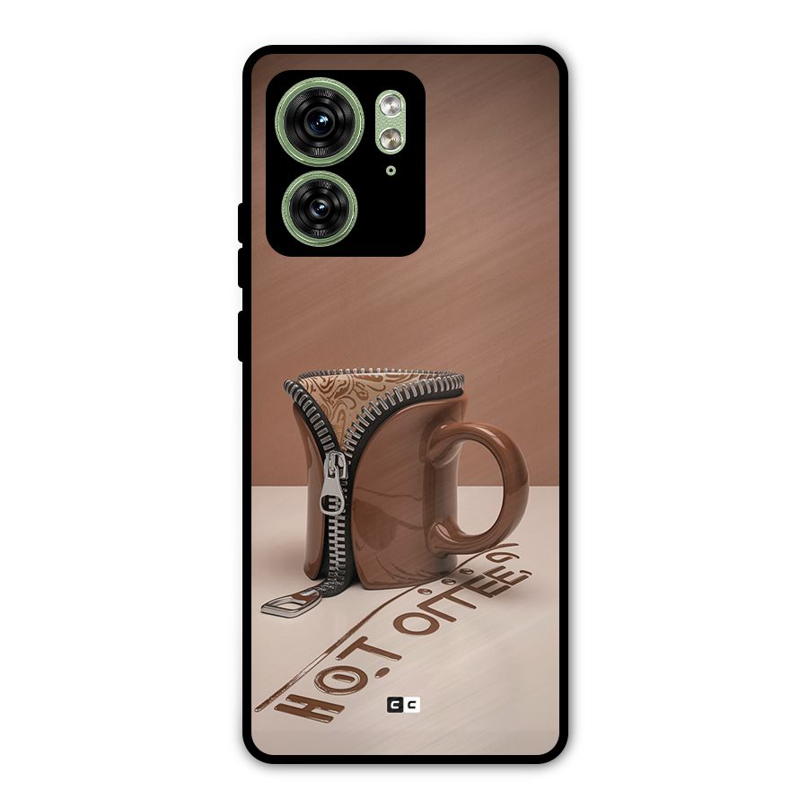 Hot Coffee Metal Back Case for Motorola Edge 40 5G