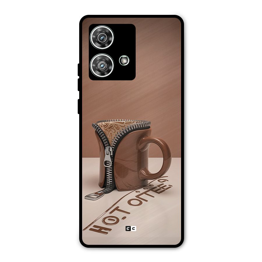 Hot Coffee Metal Back Case for Motorola Edge 40 Neo