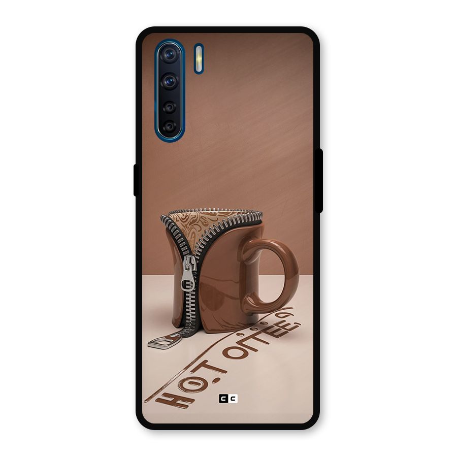 Hot Coffee Metal Back Case for Oppo F15