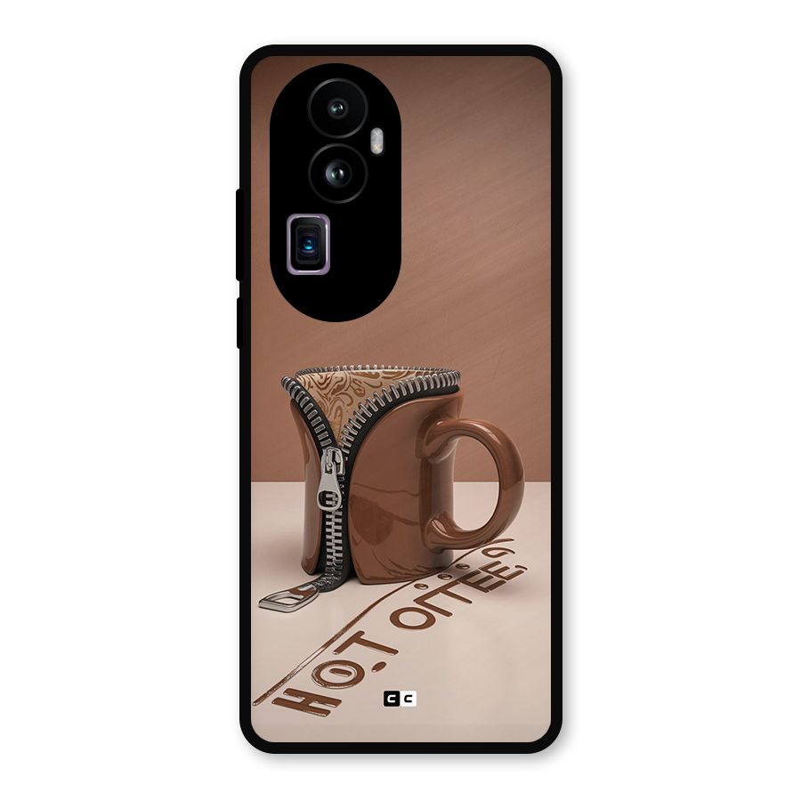 Hot Coffee Metal Back Case for Oppo Reno10 Pro Plus