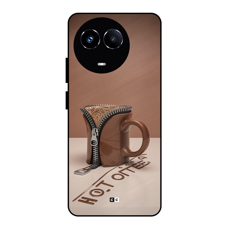 Hot Coffee Metal Back Case for Realme 11 5G