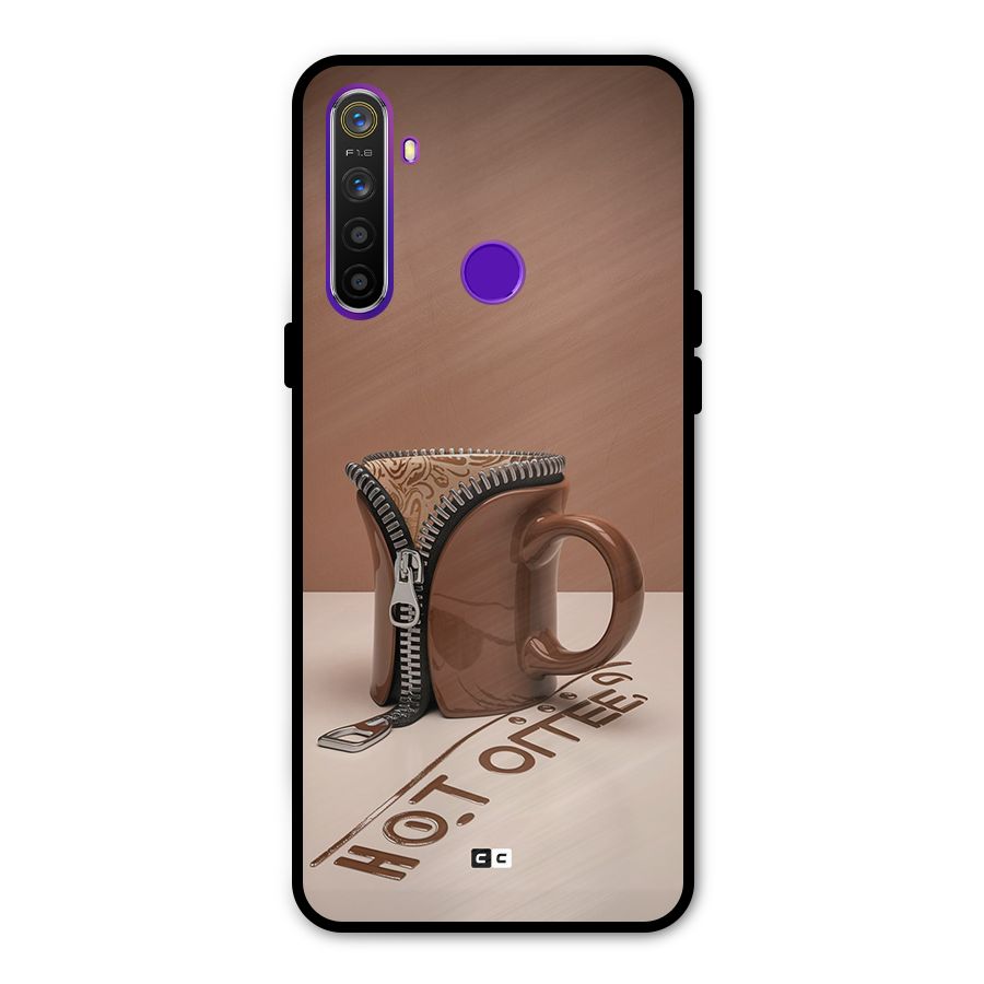 Hot Coffee Metal Back Case for Realme 5